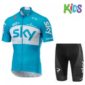 Tenue Cycliste et Cuissard Enfant 2018 Team Sky N002